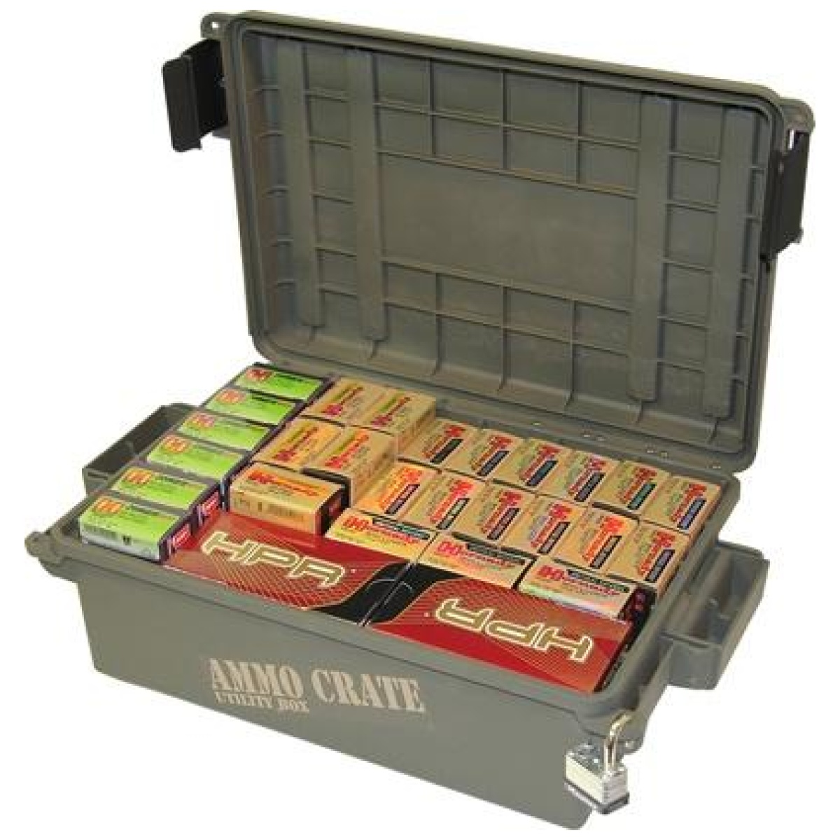 Mtacr418. Jpg - mtm ammo crate utility box small 13"x9"x4. 8" army green - mtacr418