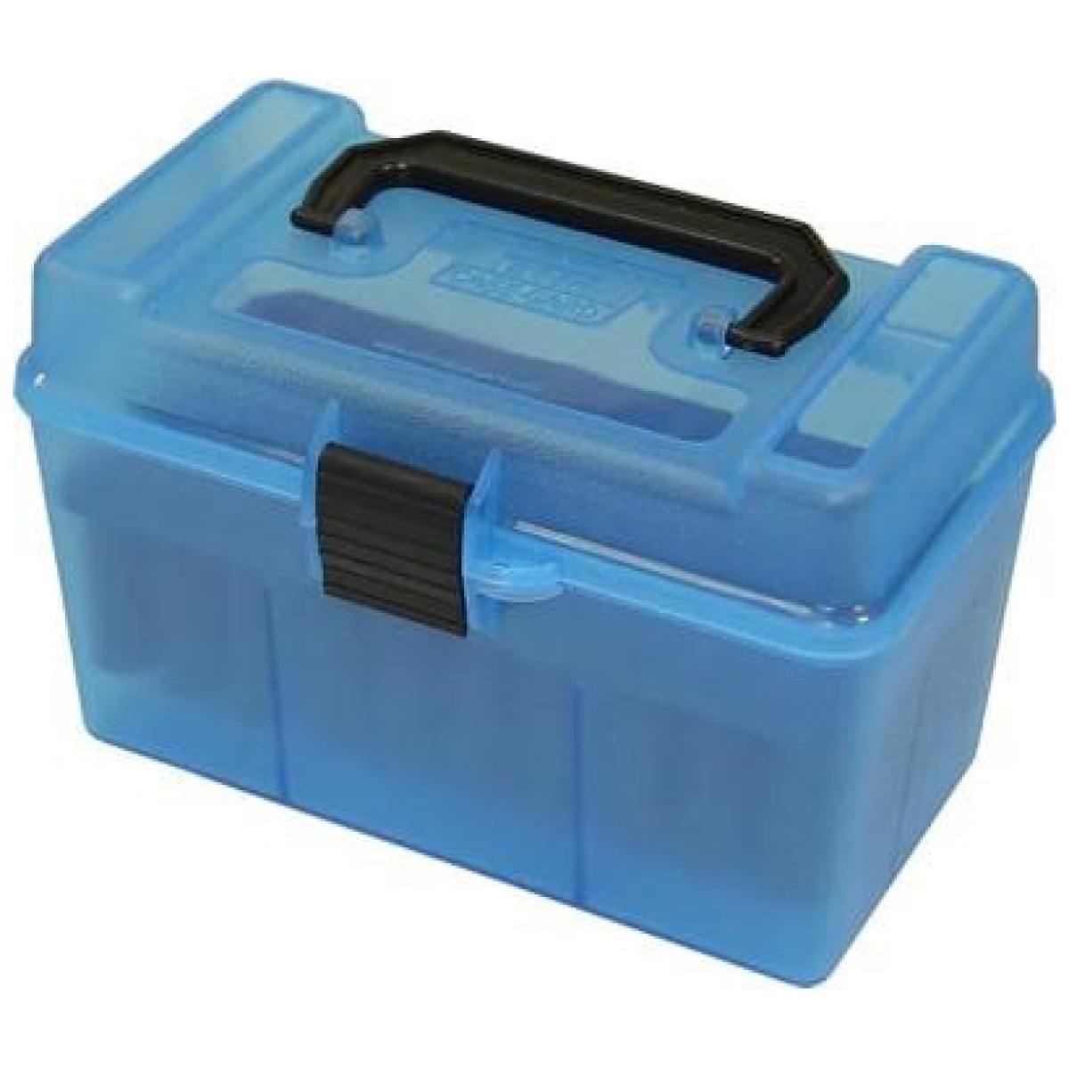 Mth50rs-1. Jpg - mtm deluex h-50 series rifle ammo box clear blue - mth50rs 1