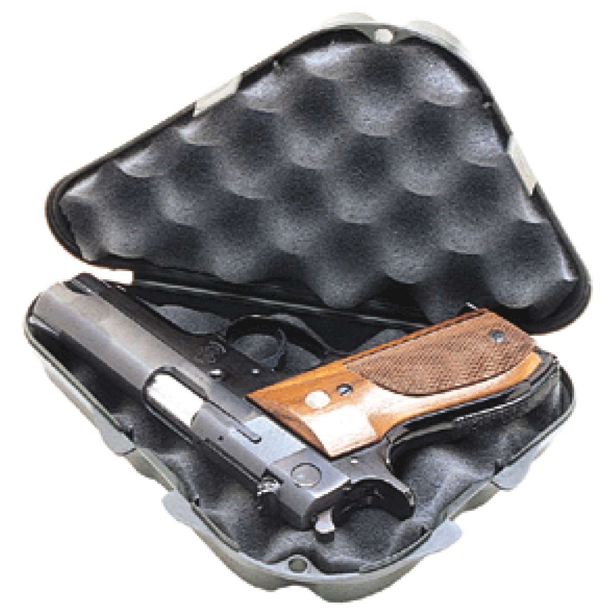 Mtm802c. Gif - mtm pistol storage case small - lockable black - mtm802c