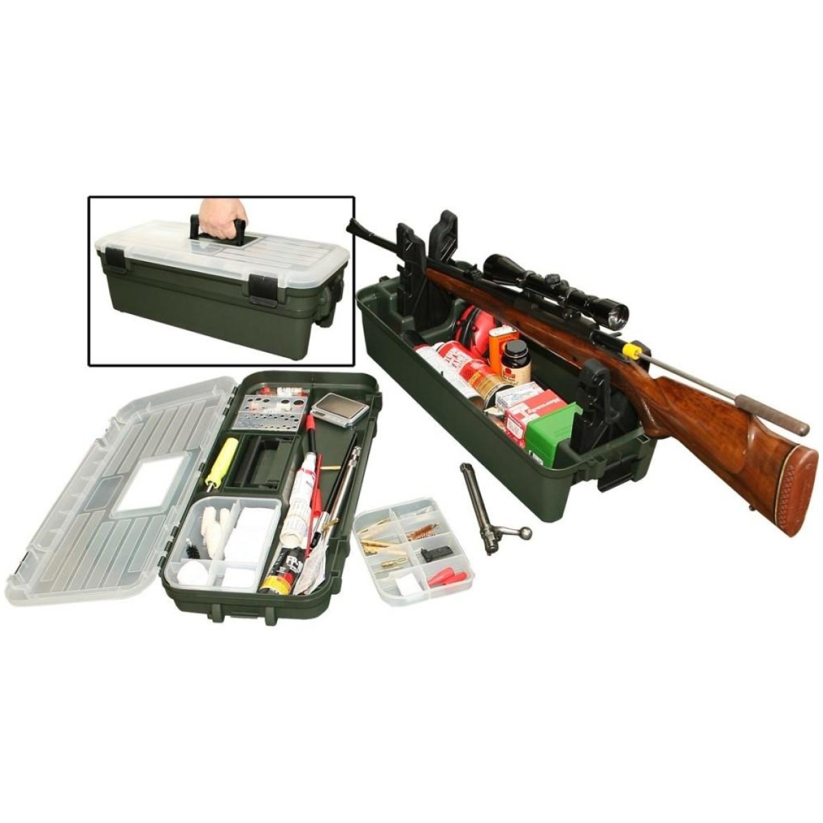 Mtrbmc11_1. Jpg - mtm shooting range box forest green - mtrbmc11 1