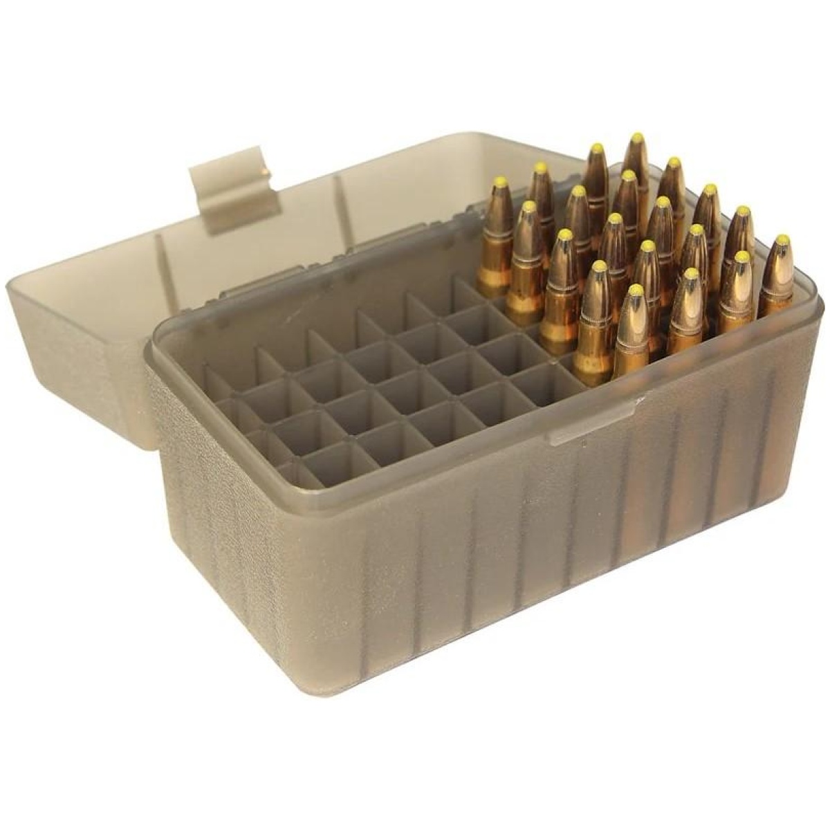 Mtrl5041-1. Jpg - mtm flip top ammo box for. 270 win/30-06/25-06 clear smoke - mtrl5041 1