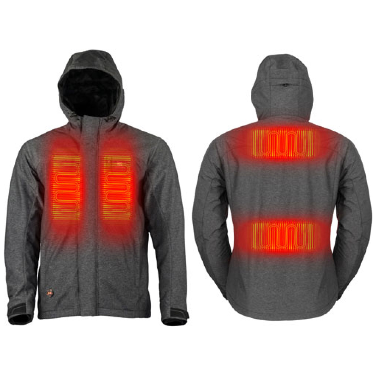 Mwmj10220520_heat. Jpg - mobile warming men's adventure - jacket heather gray x-large - mwmj10220520 heat