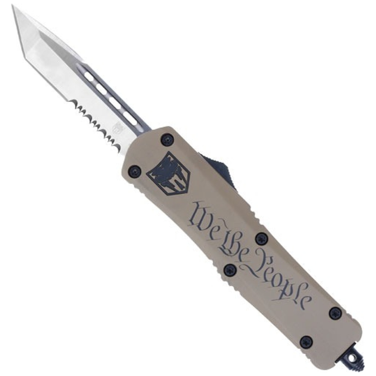 Mwtpfs3ts_1. Jpg - cobratec medium fs3 otf we the - people 3" tanto serrated - mwtpfs3ts 1