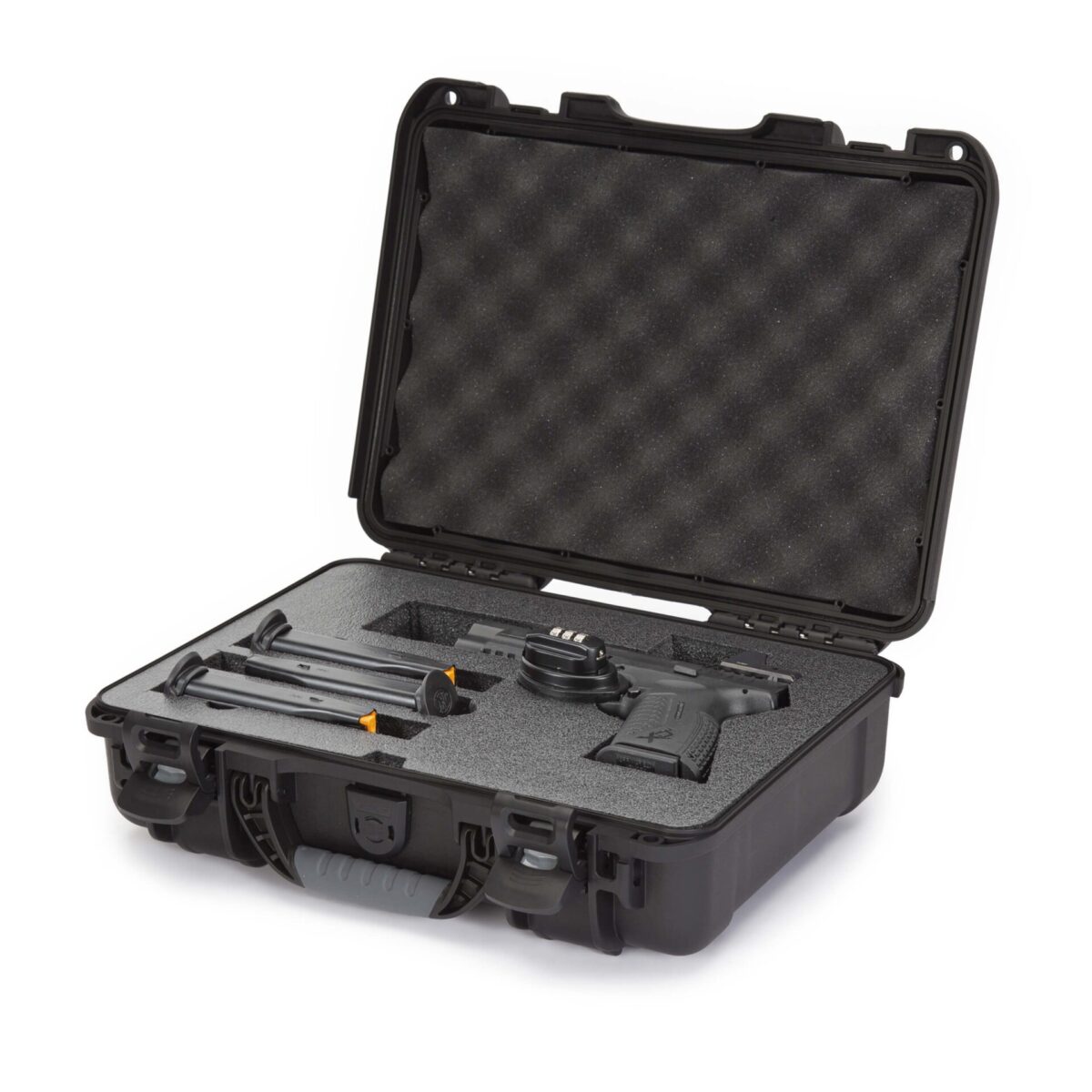 Nan-910s-080bk-0a0-21312. Jpg - nanuk 910 case w/foam for pistol optic ready - nan 910s 080bk 0a0 21312