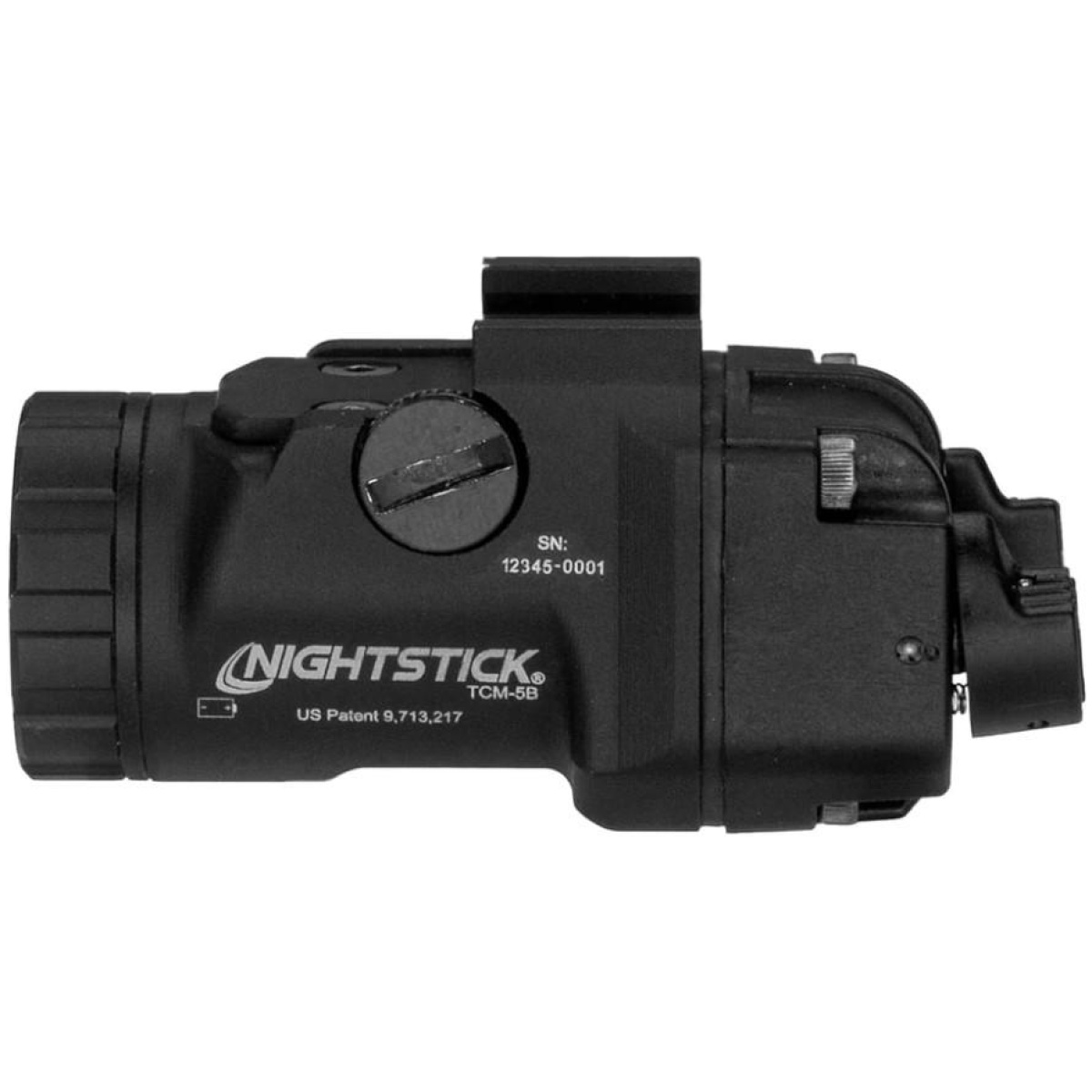 Nitcm5bgl-1. Jpg - nightstick tcm-5b subcompact weapon light with green laser for narrow rail models 650 lumens black - nitcm5bgl 1