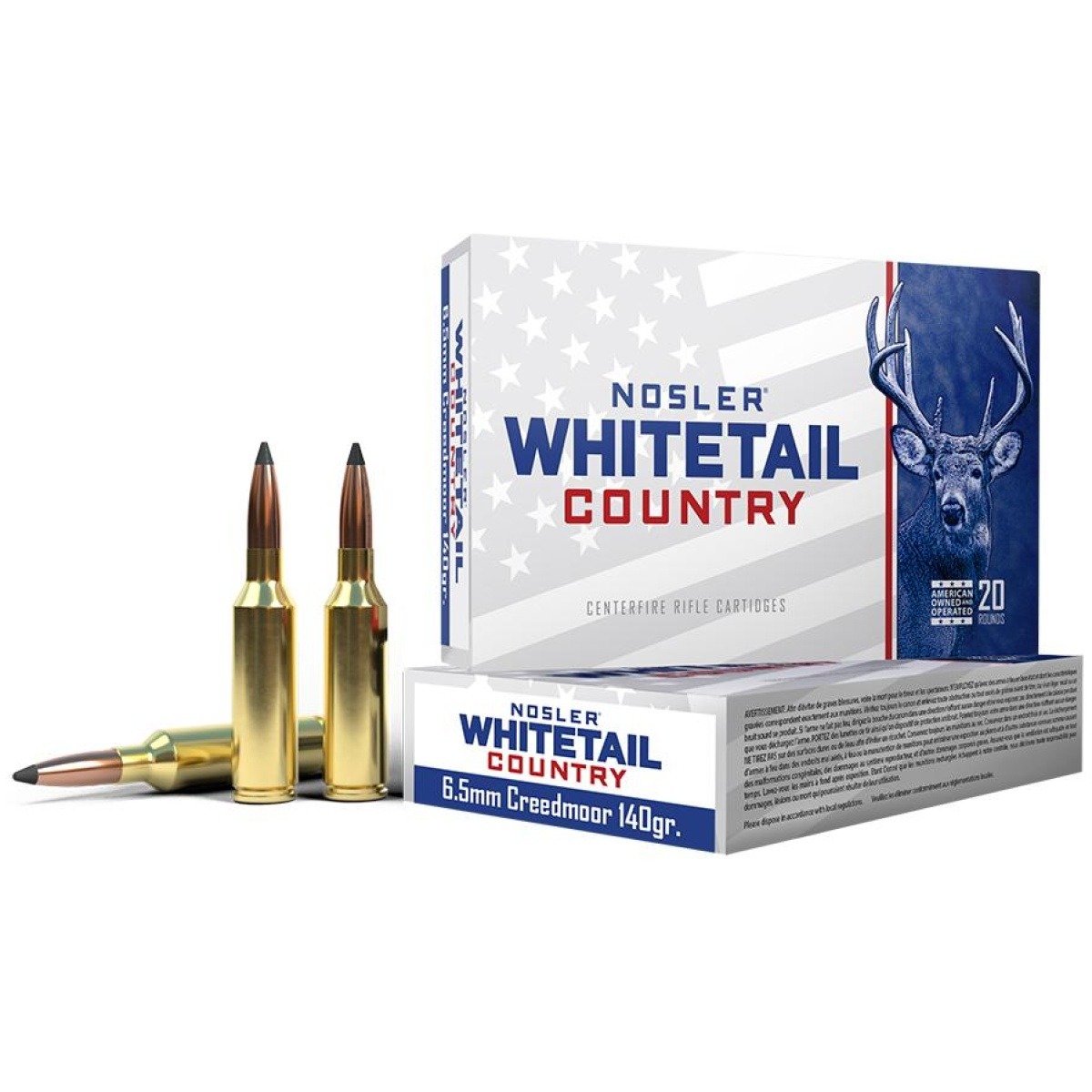 No401051. Jpg - nosler whitetail country rifle ammunition 6. 5 creedmoor 140gr sp 2650 fps 20/ct - no401051