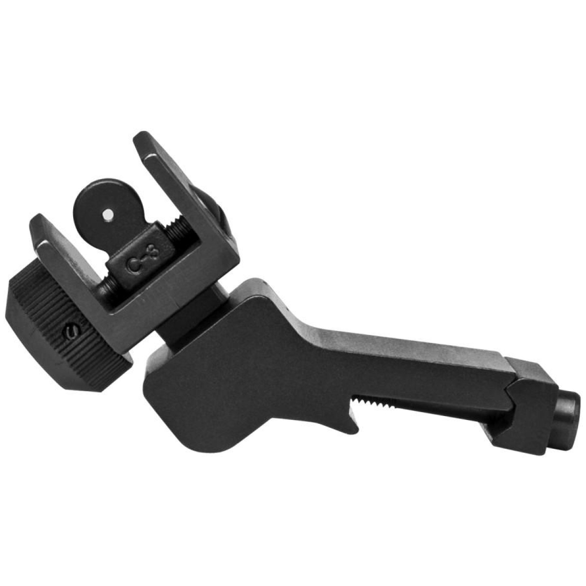 Nrmar45flr-1. Jpg - ncstar ar-15 45 degree offset flip-up rear sight black - nrmar45flr 1