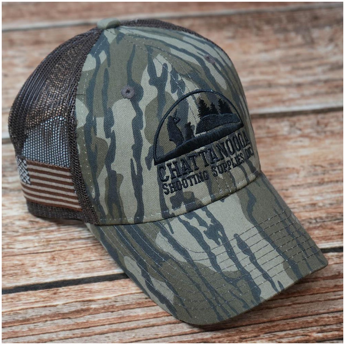 Ob414624400-1. Jpg - outdoor cap cssi logo mossy oak bottomland/brown mesh back cap - ob414624400 1