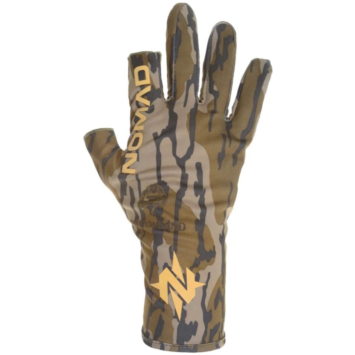 Onn3000063922-1. Jpg - nomad fingerless turkey glove mossy oak bottomland l/xl - onn3000063922 1