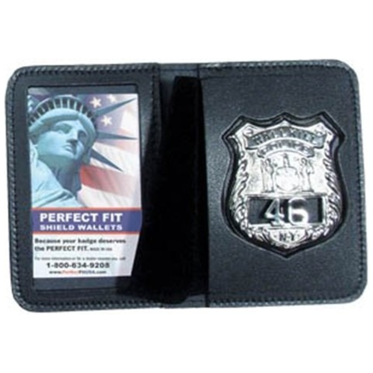 Pft-100-d4. Jpg - bifold wallet w/ single id - 3. 25''x4. 75'' - pft 100 d4