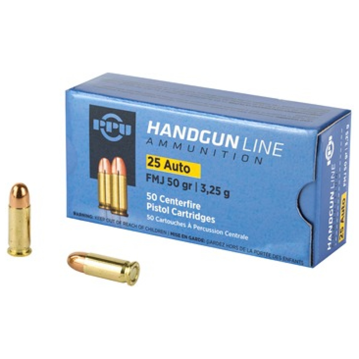 Ppupph25_1. Jpg - ppu 25acp fmj 50gr 50/1000 - ppupph25 1