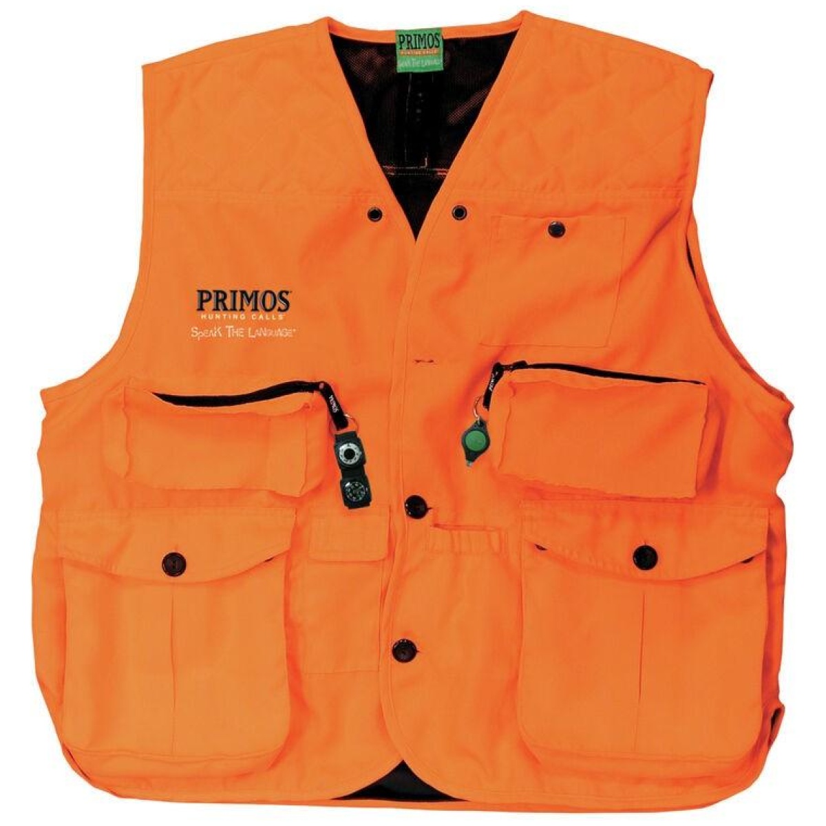 Py6570-1. Jpg - primos gunhunters huntin vest blaze orange 3xl hang tag - py6570 1