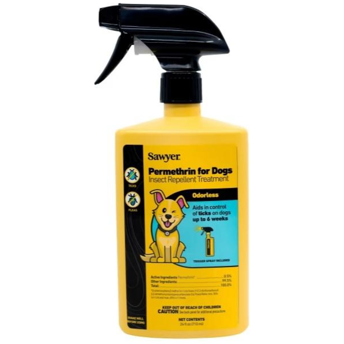 Pzsp624-1. Jpg - sawyer permethrin insect repellent treatment for dogs 24 oz trigger spray - pzsp624 1