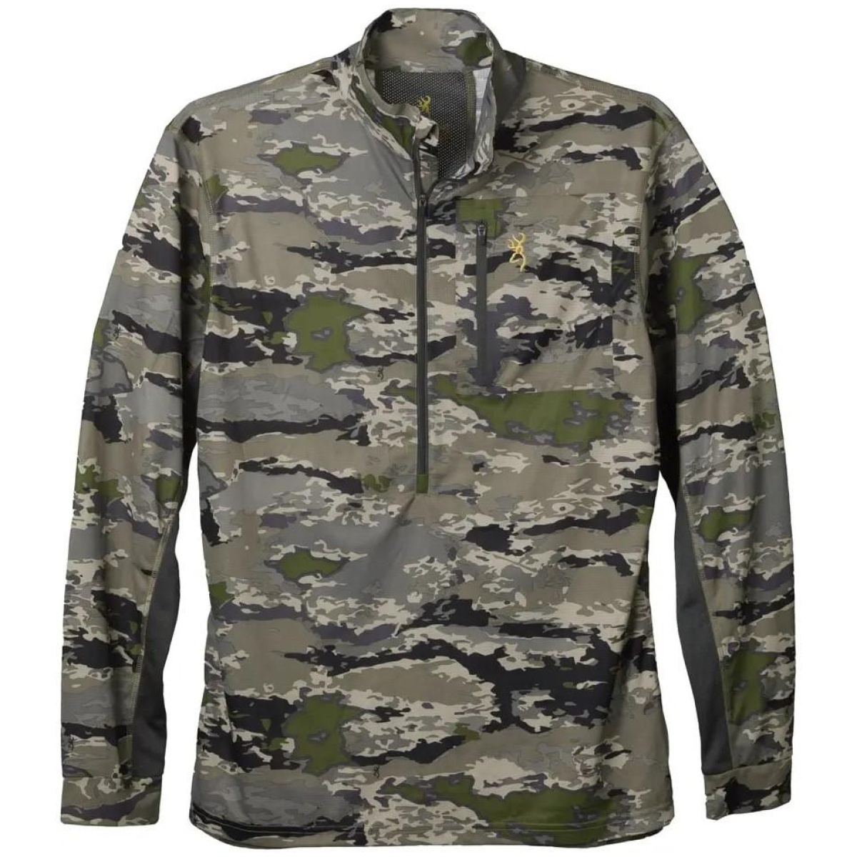 Qh30105634-1. Jpg - browning early season 3/4 zip shirt ovix m - qh30105634 1