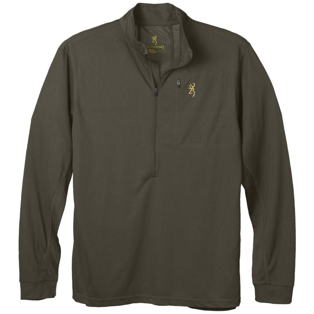 Qh30105698-1. Jpg - browning early season 3/4 zip shirt major brown m - qh30105698 1