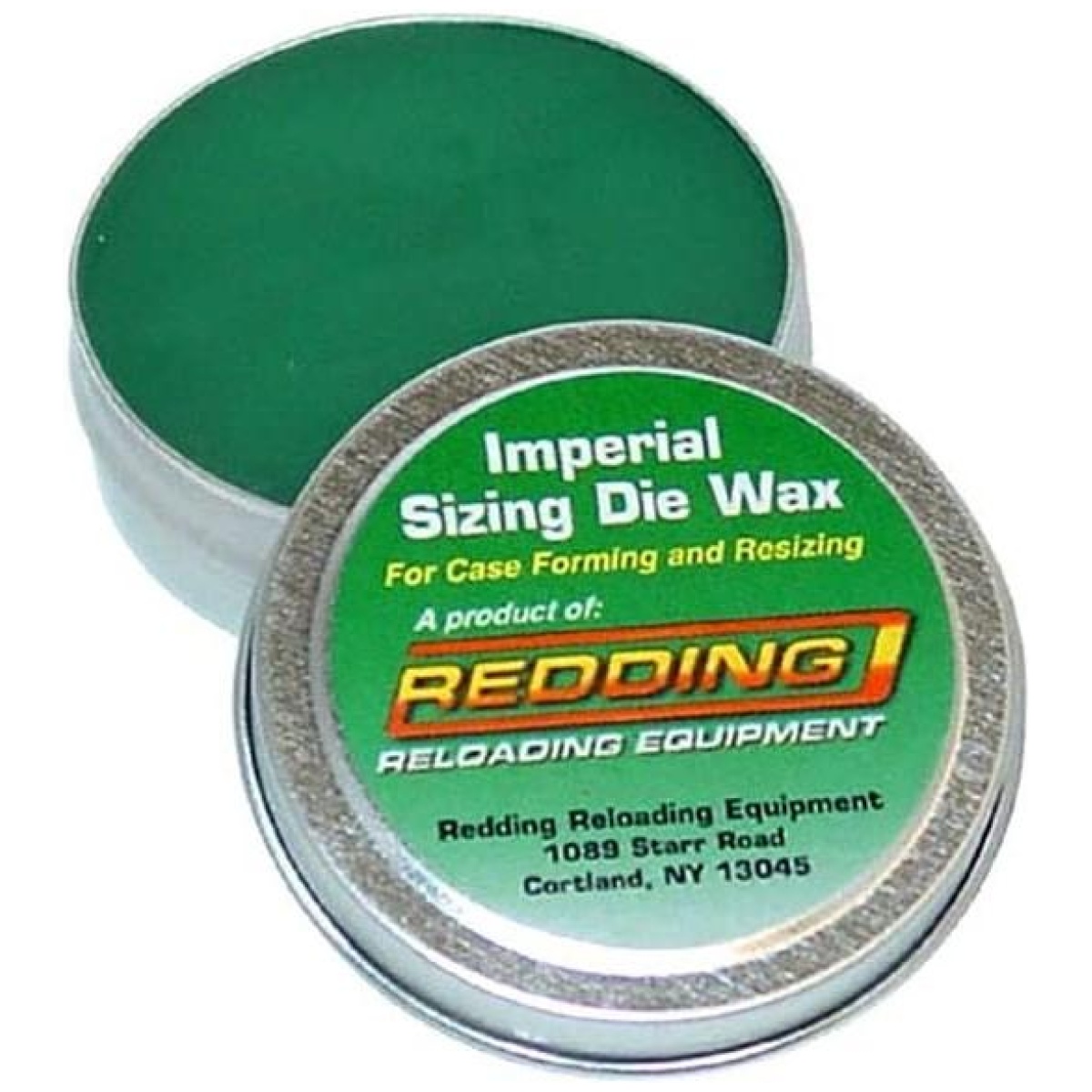 Rb21322_1. Jpg - redding brand imperial sizing die wax green - 2 oz tin - rb21322 1