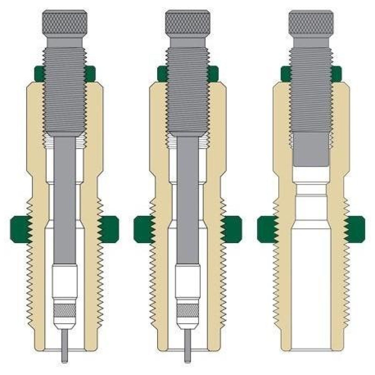 Rb84111_1. Jpg - redding series a deluxe die set for bottleneck cases -. 223 rem - rb84111 1