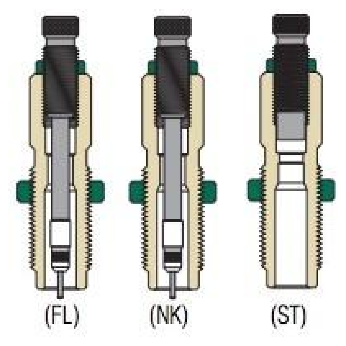 Rb84261_1. Jpg - redding series b deluxe die set for bottleneck cases. 26 nosler - rb84261 1