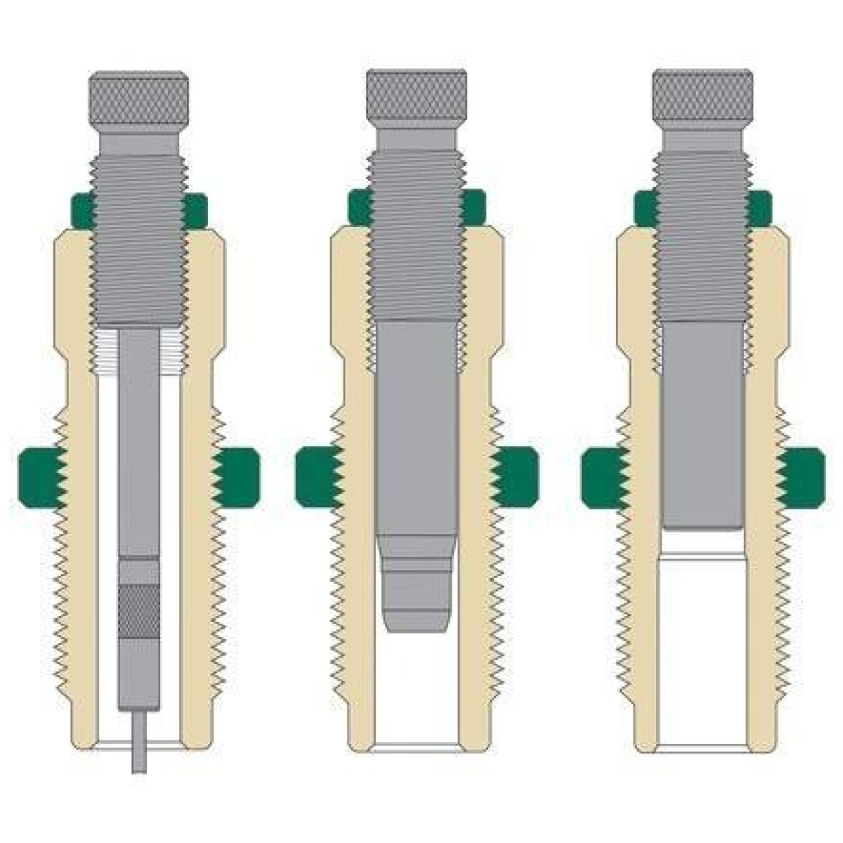 Rb88191-1. Jpg - redding titanium carbide pistol die set. 45 colt - rb88191 1