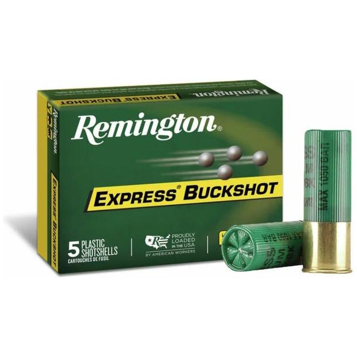 Rt20622_2-1. Jpg - remington express buckshot shotshells 12 ga 2-3/4" 12 plts #0 1275 fps 5/ct - rt20622 2 1