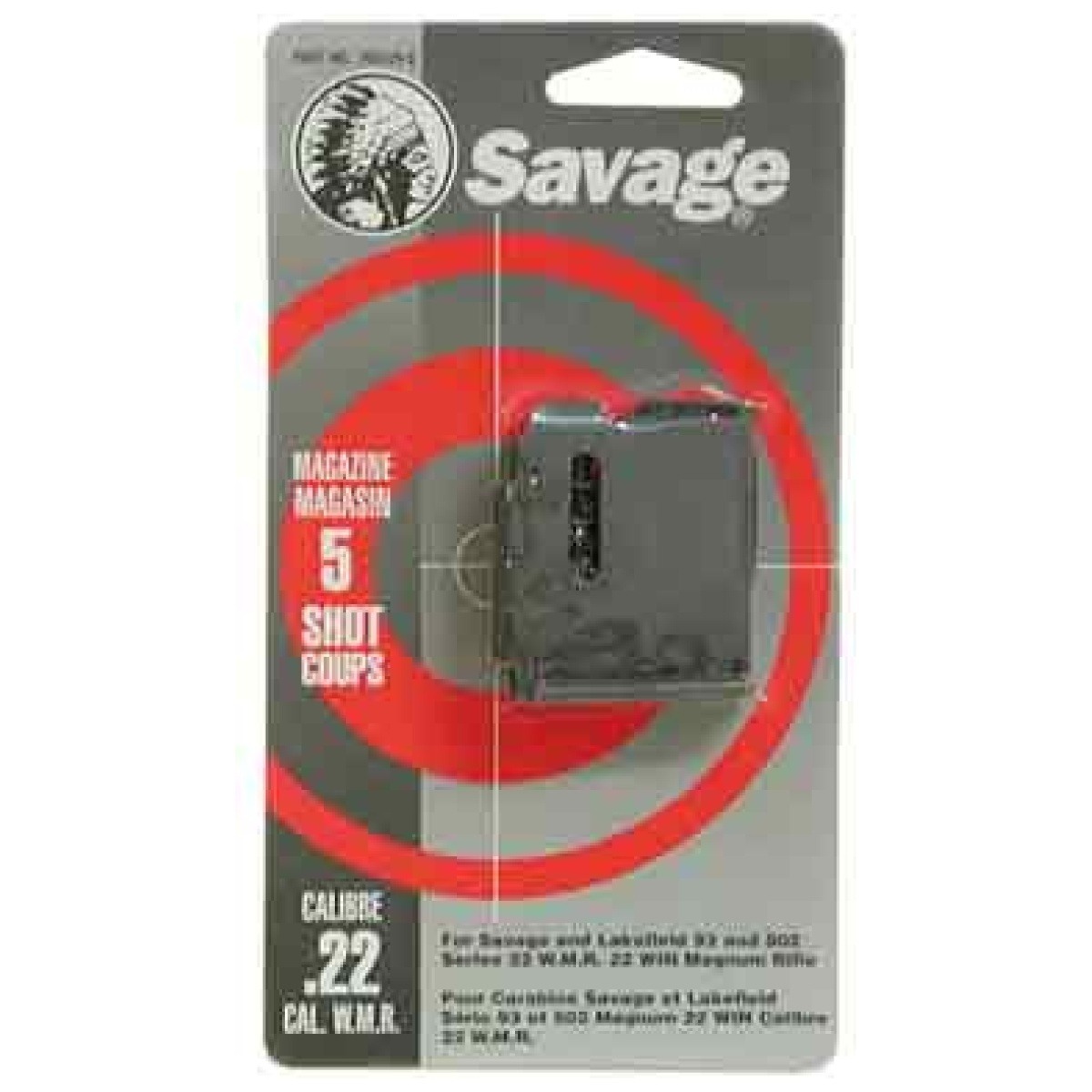 S90001. Jpg - savage magazine 93 series -. 22wmr/. 17hmr 5rd blued - s90001