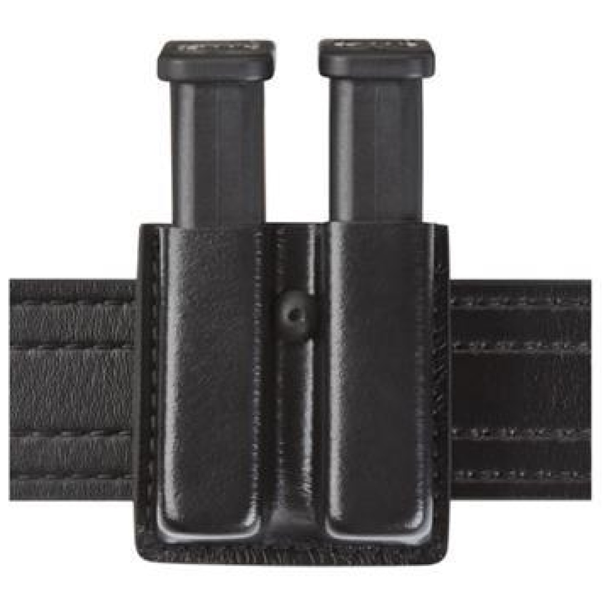 Sf798313. Jpg - safariland slimline open top double magazine pouch size 5 for glock 17/22 black - sf798313