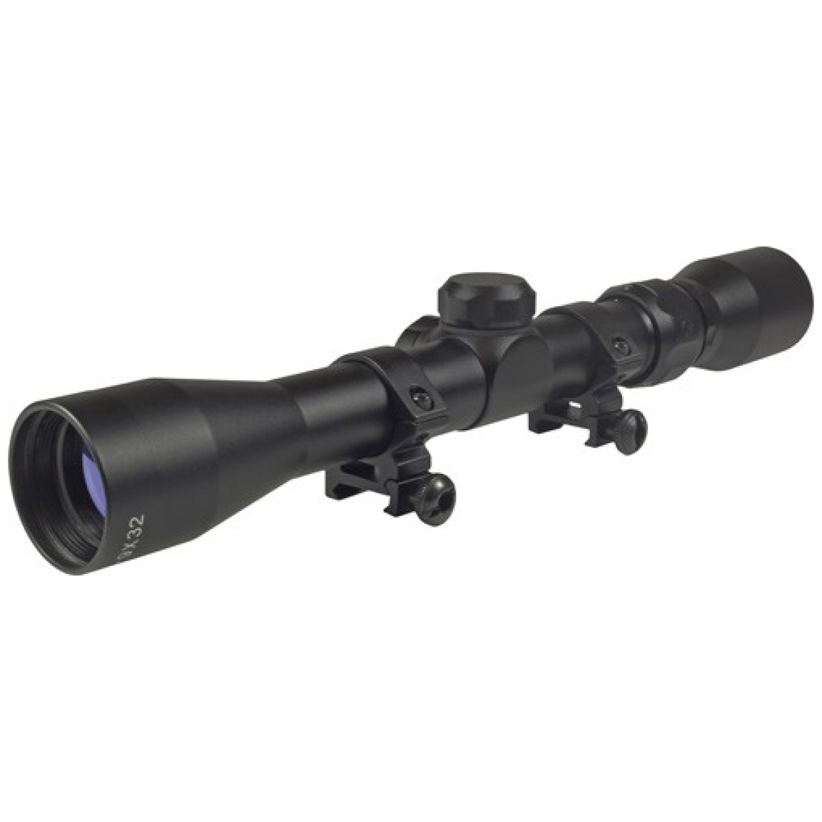 Tg85393xb_1_1. Jpg - truglo scope buckline 3-9x32mm - bdc black w/weaver rings - tg85393xb 1 1