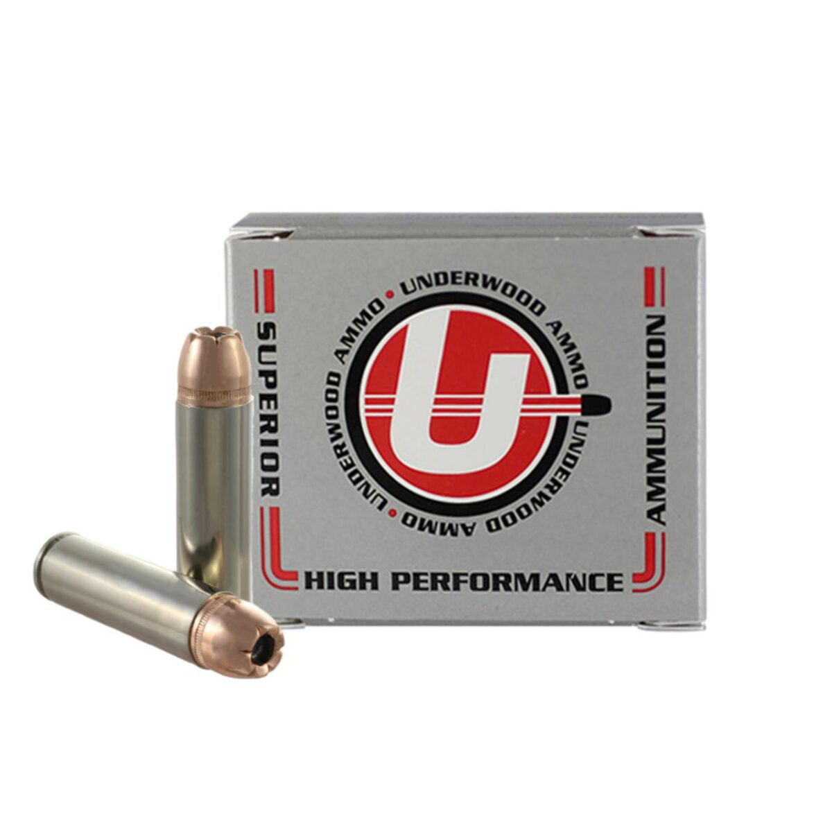 Ub926. Jpg - underwood handgun ammunition. 500 auto max 350gr jhp 2300 fps 20/ct - ub926