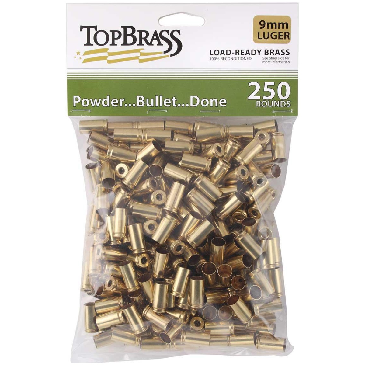 Uq69mmlugxy2. Jpg - top brass unprimed remanufactured handgun brass 9mm luger bulkgrade a+ 250/ct - uq69mmlugxy2