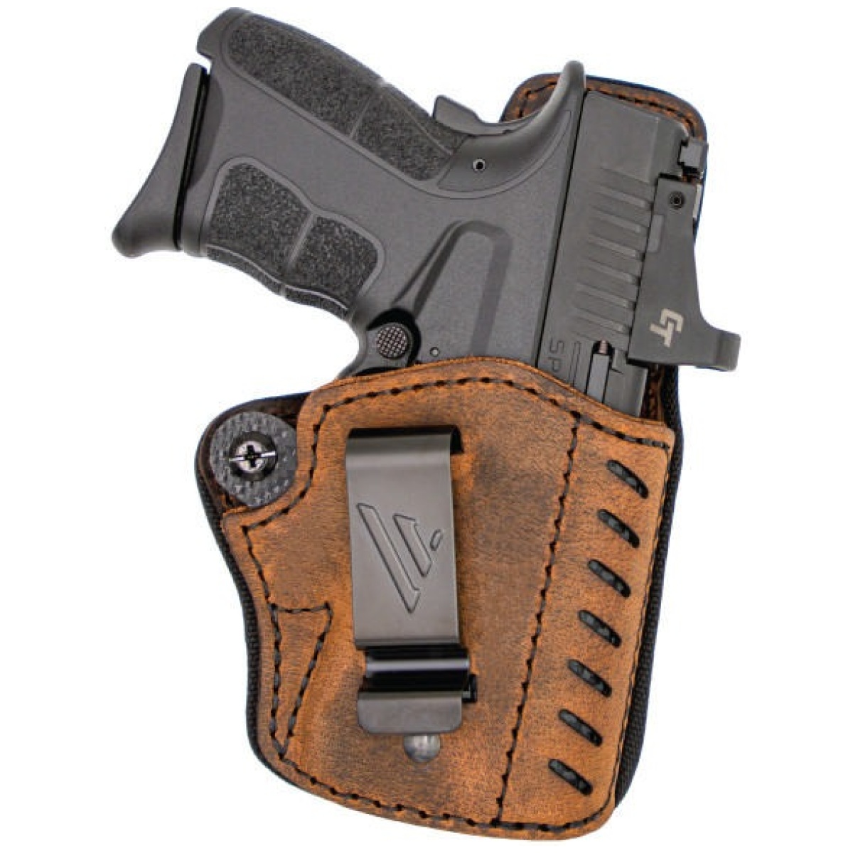 Vecfd211-1_1. Jpg - versacarry comfort flex deluxe iwb holster rh size 4 brown - vecfd211 1 1