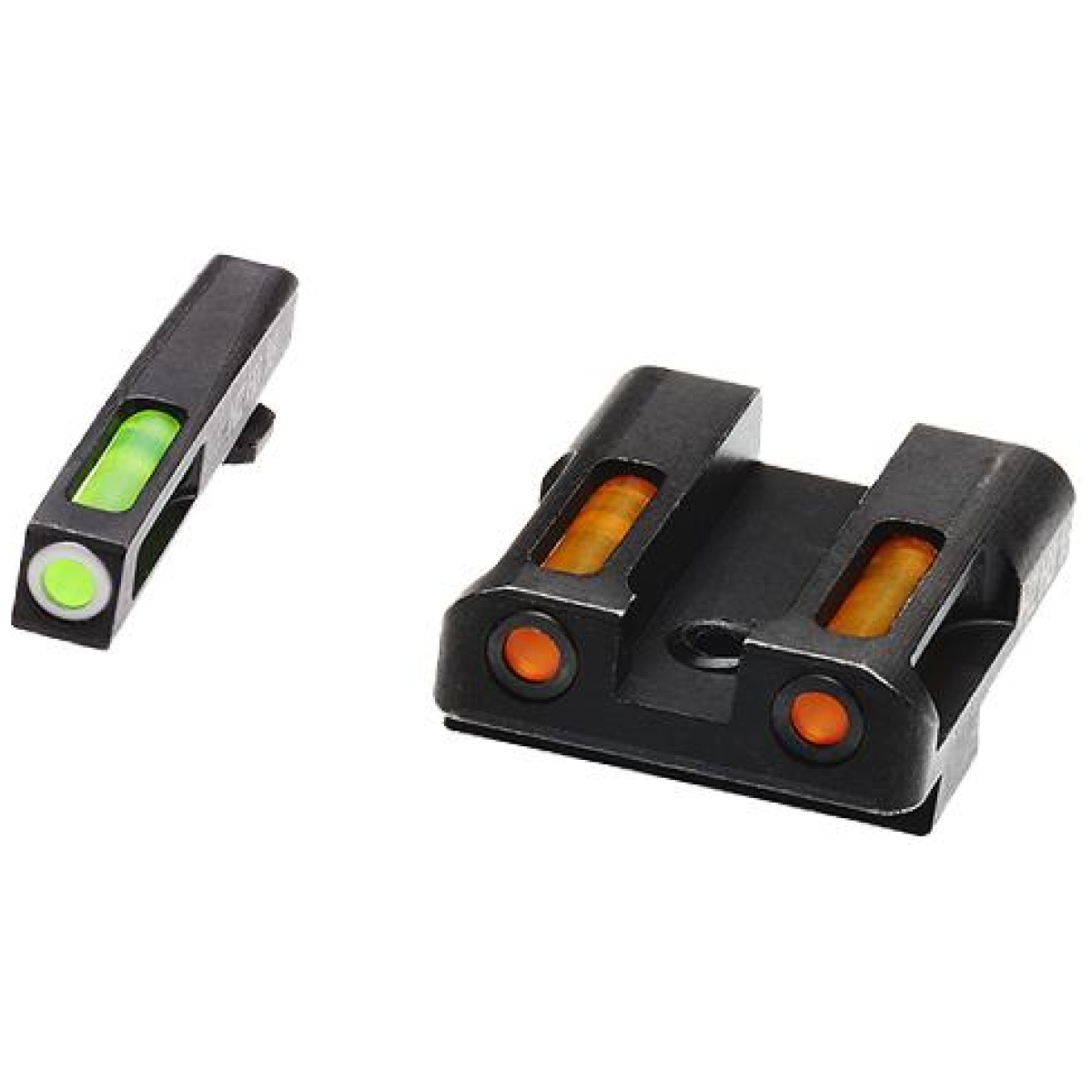 Vhgln429. Jpg - hiviz litewave h3 sight orange/green litepipes w/white front ring glock models chambered in 45 acp 45 gap and 10mm - vhgln429