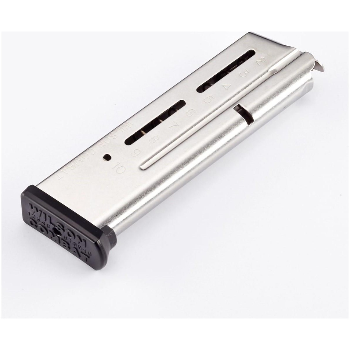 Wc50038s. Jpg - wilson combat 1911 elite tactical handgun magazine. 38 super 10/rd etm base pad mag - wc50038s