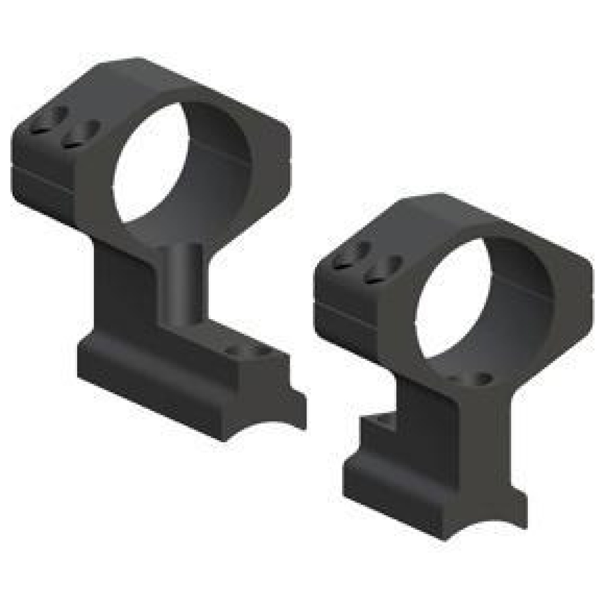 We48546. Jpg - weaver 2-piece muzzleloader aluminum integral scope rings & scope base mount - matte high - tc encore/ omega - we48546