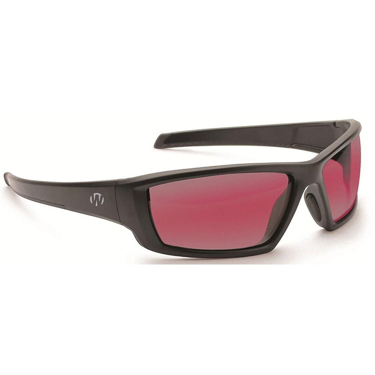 Wfgwpiknff1ros_1. Jpg - walker's ikon carbine shooting glasses black with rose lens - wfgwpiknff1ros 1