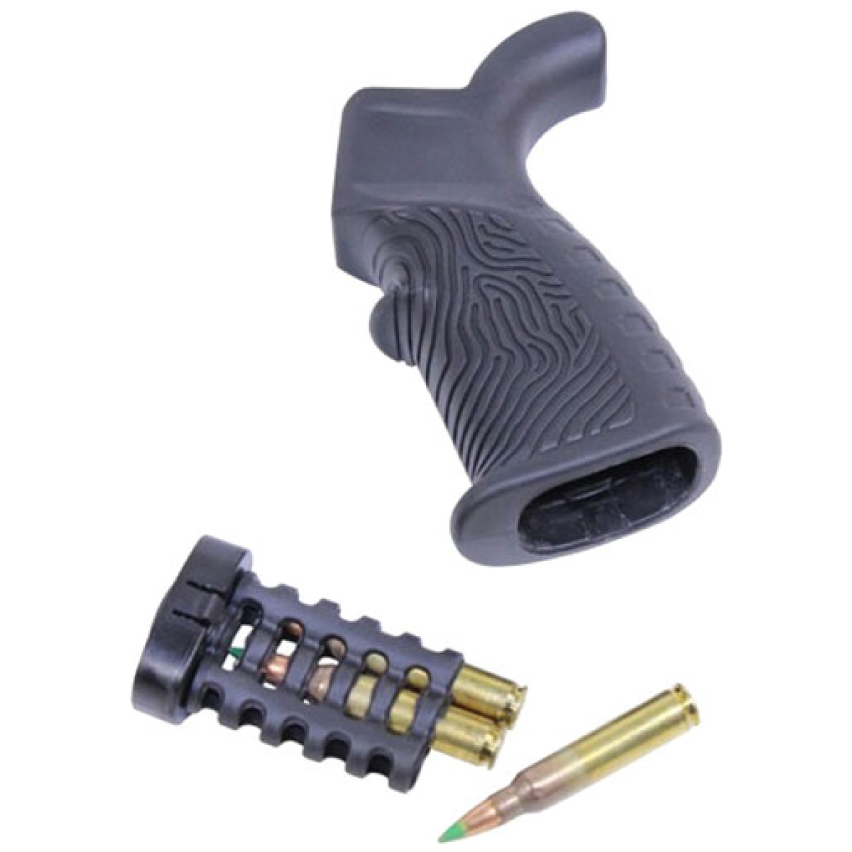 Zargript37. Jpg - guntec ar15 t37 pistol grip - rubber overmold black - zargript37