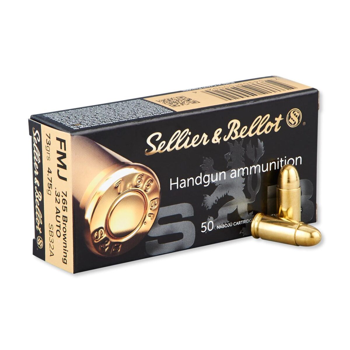 Zysb32a-4. Jpg - sellier & bellot pistol & revolver ammo. 32 acp 73 gr fmj 50/box - zysb32a 4