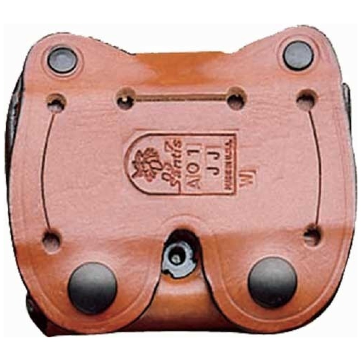 A01tjkkz0_back. Jpg - desantis double mag pouch owb - leather sig p365 tan - a01tjkkz0 back