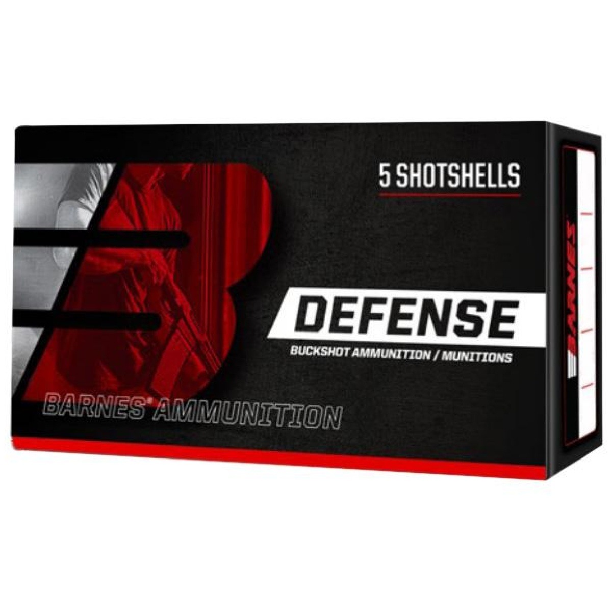 Barnesdefense. Jpg - barnes defense buckshot shotshells 12ga 3" 15 plts 1225 fps #00 5/ct - barnesdefense