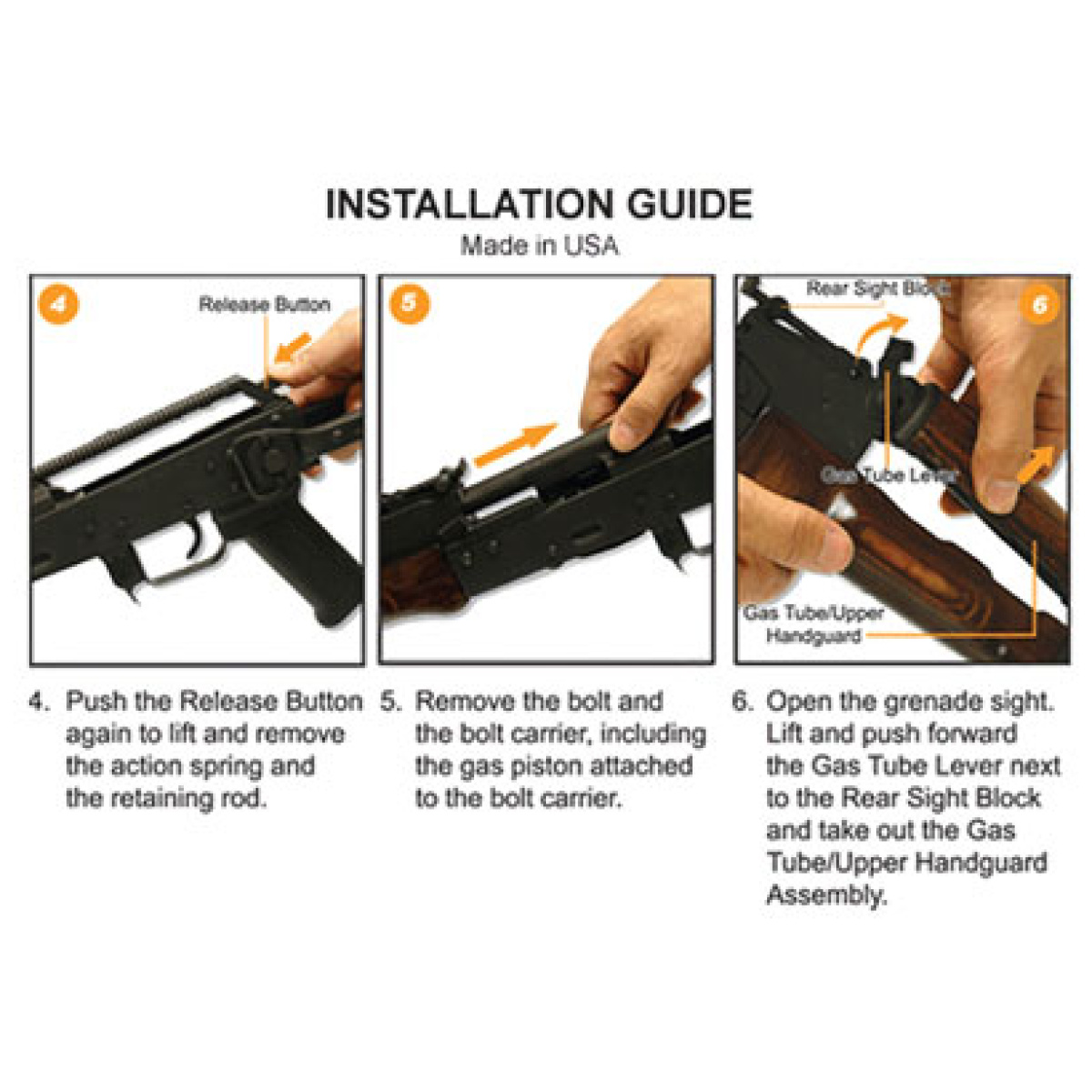 Mtu011_install_2. Jpg - utg rail picatinny ak47 - drop-in yugo m70 - mtu011 install 2