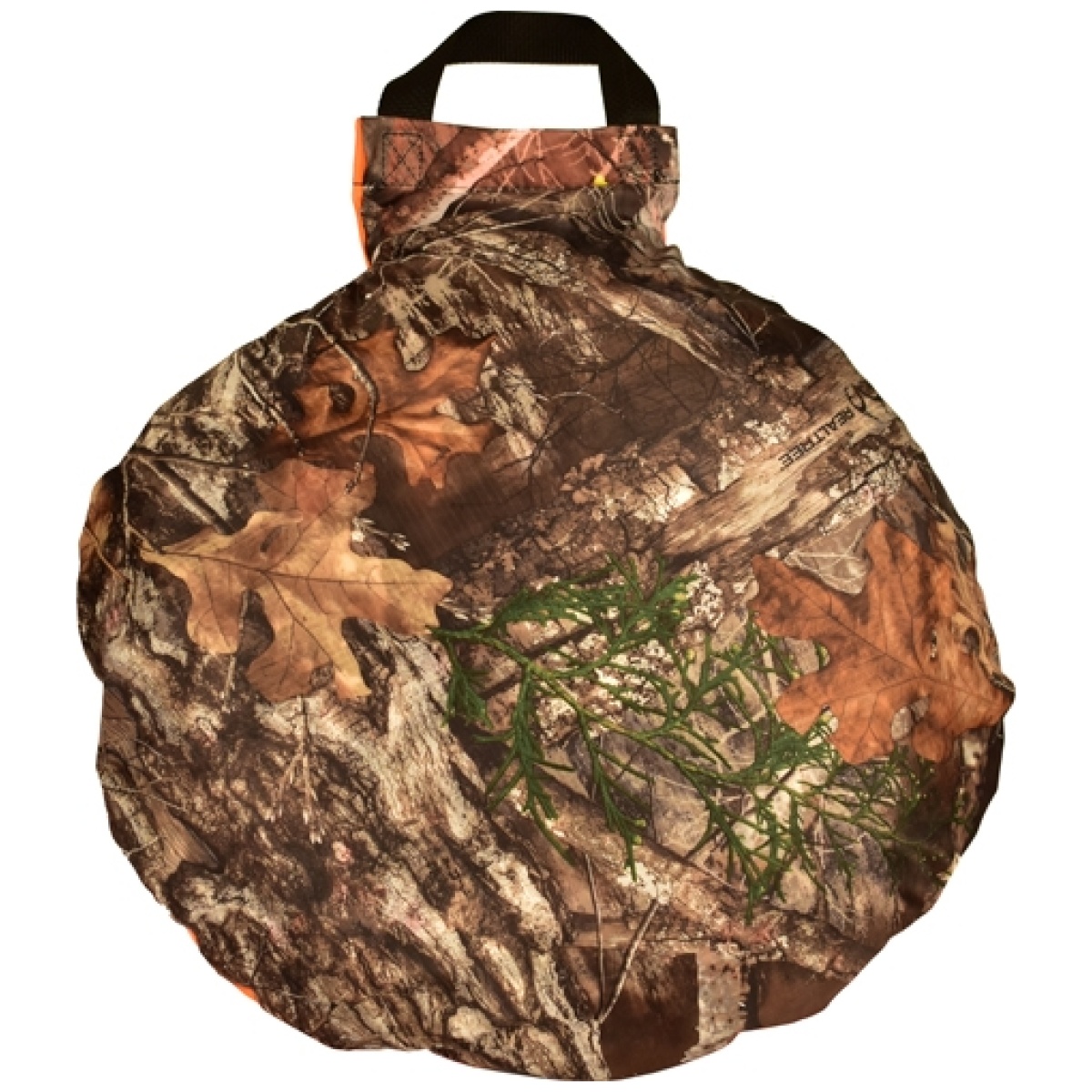 N333_back. Jpg - nep heat-a-seat 17" dia - blaze/mossy oak - n333 back