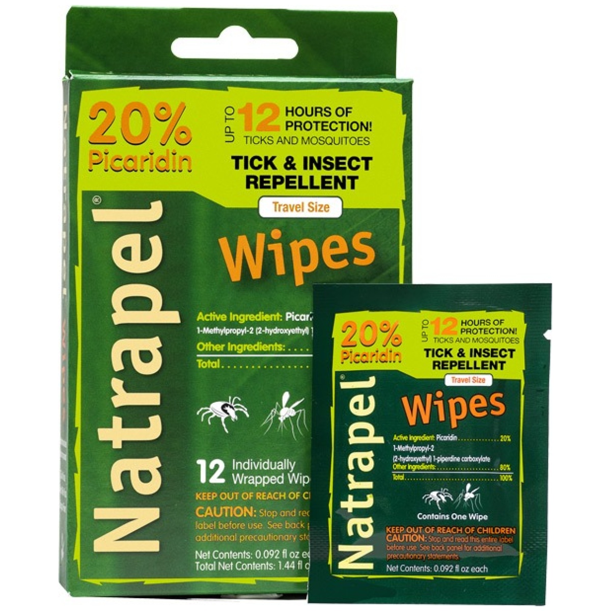 00066095. Jpg - arb natrapel picaridin wipes - 12 wipes per box - 00066095