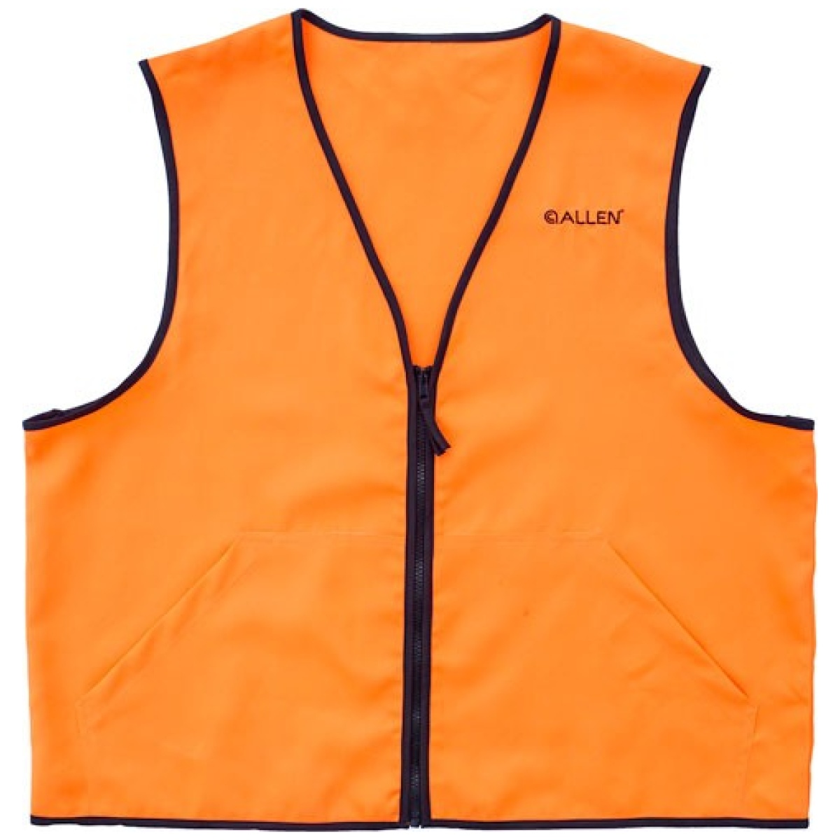 15766. Jpg - allen deluxe hunting vest - orange large 2 front pockets - 15766