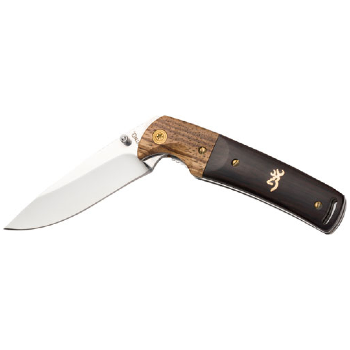 3220231. Jpg - browning knife buckmark - folding hunter 3" blade wood - 3220231