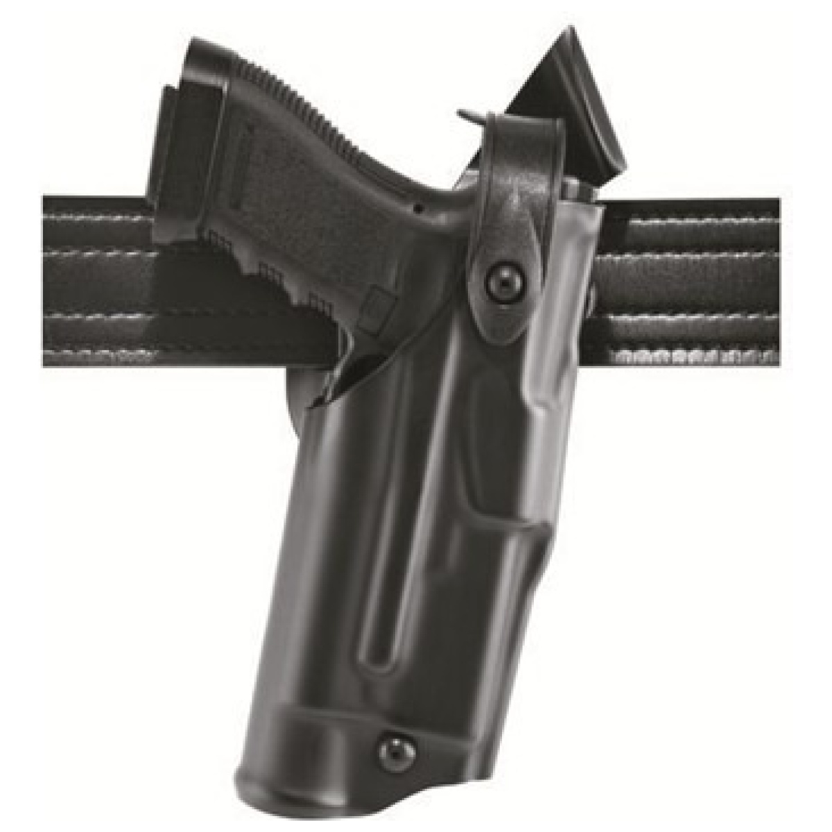 6360-450-491. Jpg - model 6360 als/sls mid-ride, level iii retention duty holster for sig sauer p320 - 6360 450 491