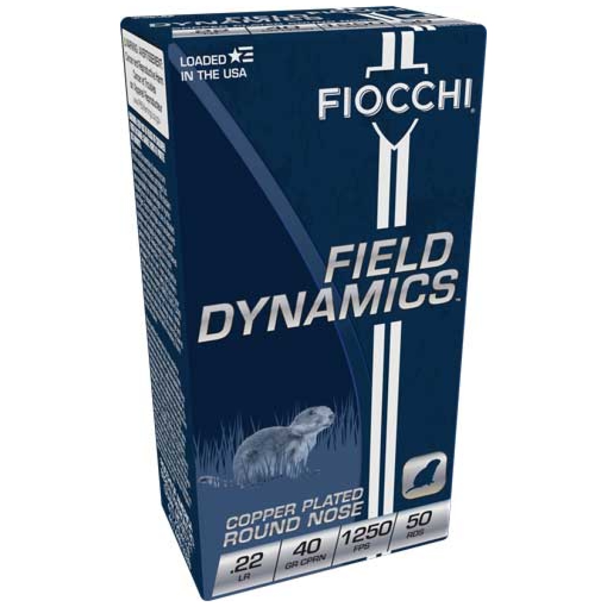 A22fhvcrn. Jpg - fiocchi 22lr 40gr plated solid - point 1250fps 50rd 100bx/cs - a22fhvcrn