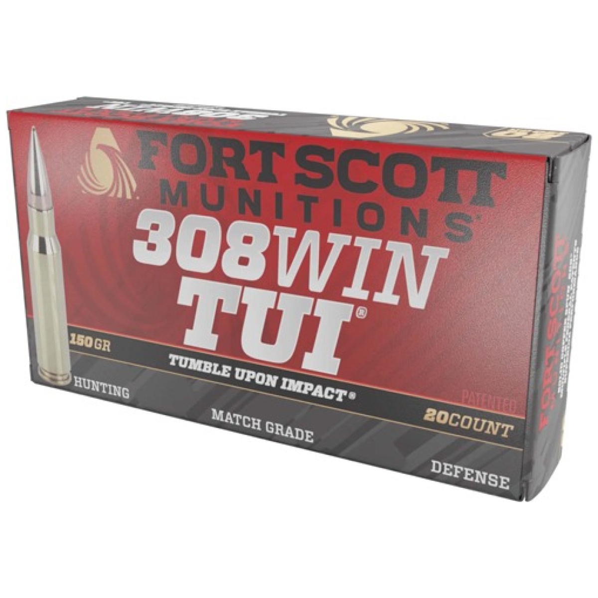 A308150scv2. Jpg - fort scott 308 win 150gr tui - solid copper 20rd 10bx/cs - a308150scv2