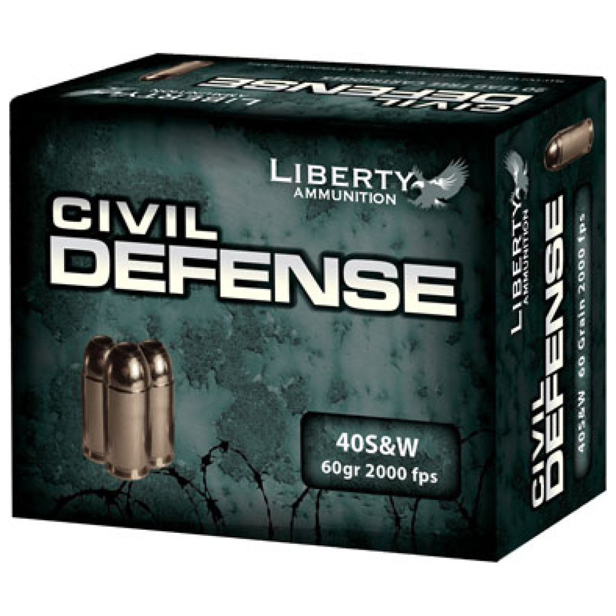 Acd40. Jpg - liberty civil defense - 40 sw 60gr hp 20rd 10bx/cs - acd40