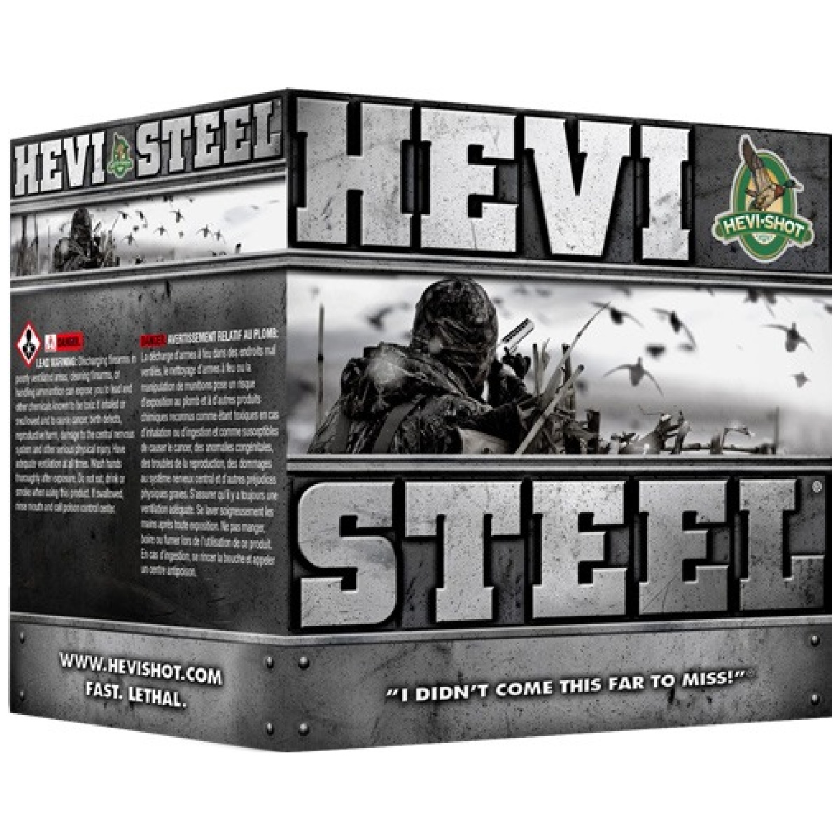 Ahs65088. Jpg - hevi-shot heavy steel 12ga - 3. 5" 1-3/8oz #bb 25rd 10bx/cs - ahs65088