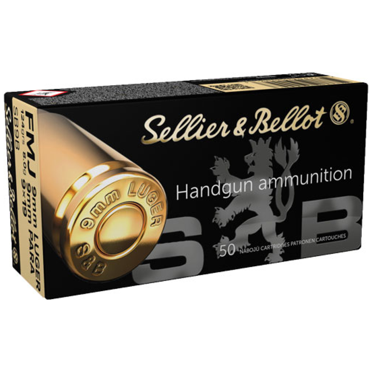 Asb9b_2. Jpg - s&b 9mm luger 124gr fmj - 50rd 20bx/cs - asb9b 2