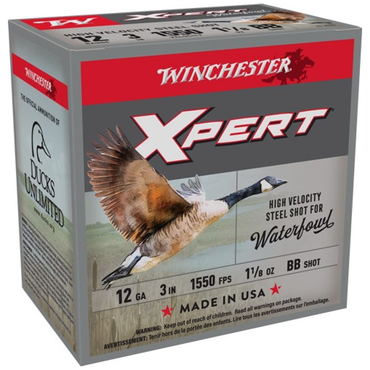 Awex123bb_1. Jpg - winchester xpert steel 12ga 3" - 1-1/8oz #bb 1550fps 25rd 10b/c - awex123bb 1